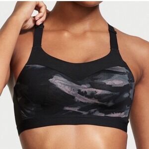 Women's Black Camo Wireless Sports Bra